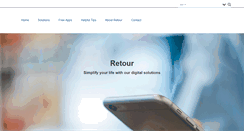Desktop Screenshot of myretour.com
